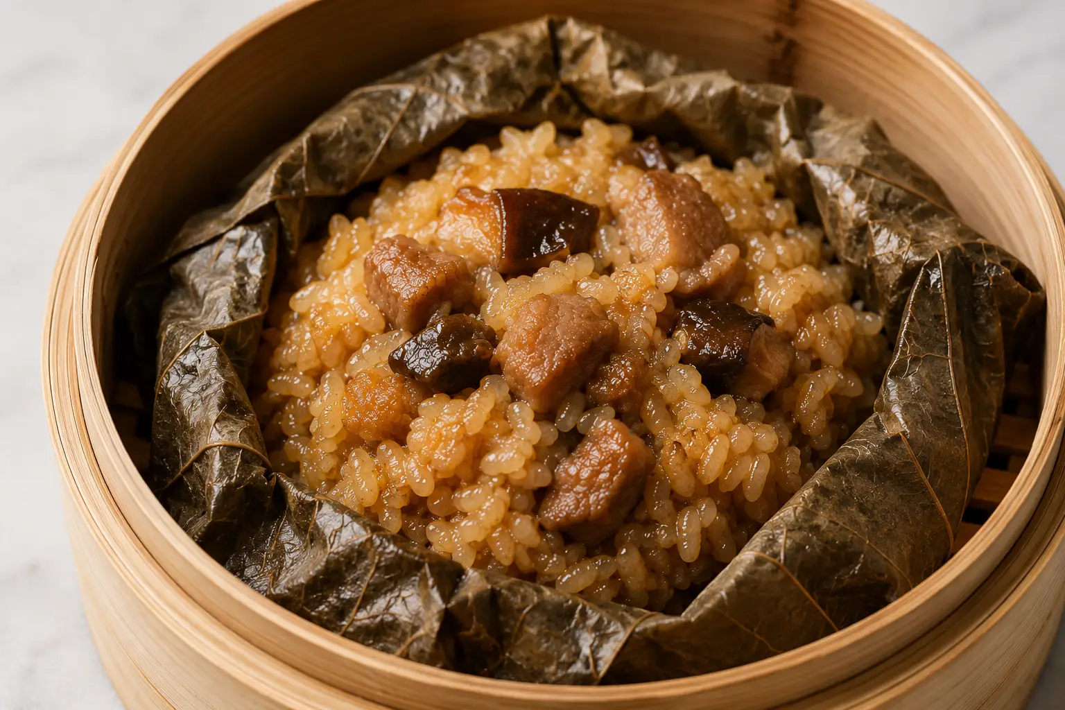 Pan-fried rectangular turnip cake pieces on a plate